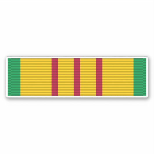Vietnam Service Medal-lint Sticker (Voorkant)