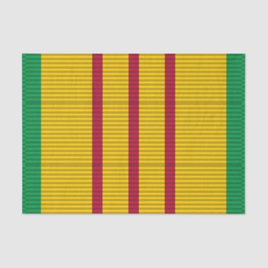 Vietnam Service Medal-lint Tissuepapier (Voorkant)