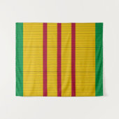 Vietnam Service Medal-lint Wandkleed (Voorkant (horizontaal))