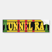 Vietnam Service Ribbon Tunnel Rat Bumpersticker (Voorkant)