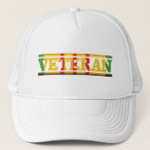 Vietnam Service Ribbon Veteran Mesh-Back Pet (Voorkant)