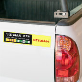 VIETNAM SERVICE RIBBONS - VET BUMPERSTICKER (Op Truck)