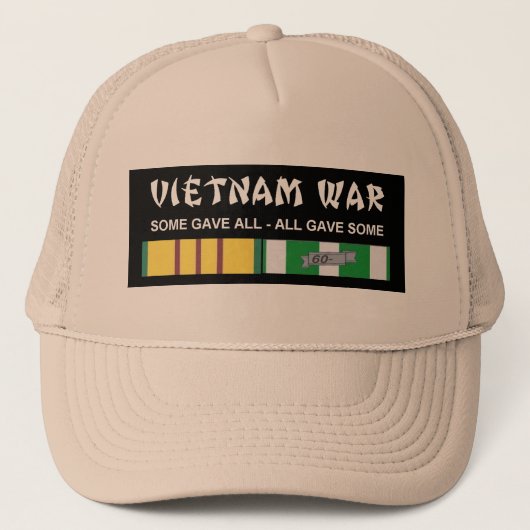 VIETNAM SERVICE RIBBONS - VET TRUCKER PET (Voorkant)