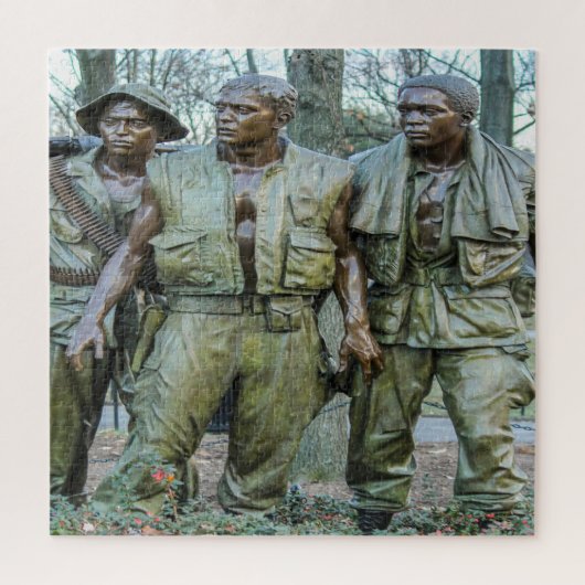 Vietnam Soldatenmonument Washington Legpuzzel (Verticaal)