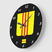 VIETNAM, South Vietnam Custom Wall Clock Grote Klok (Hoek)