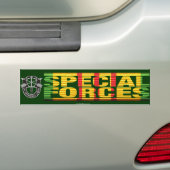 Vietnam Special Forces Insignia Ribbon Bumpersticker (Op auto)