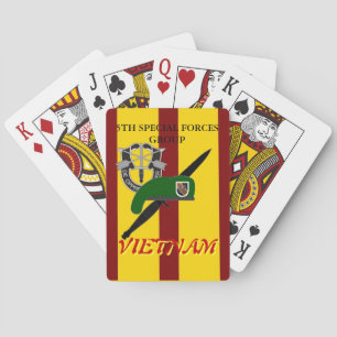VIETNAM-SPEELKAARTEN VAN DE GROEP VAN DE 5E SPECIA POKERKAARTEN