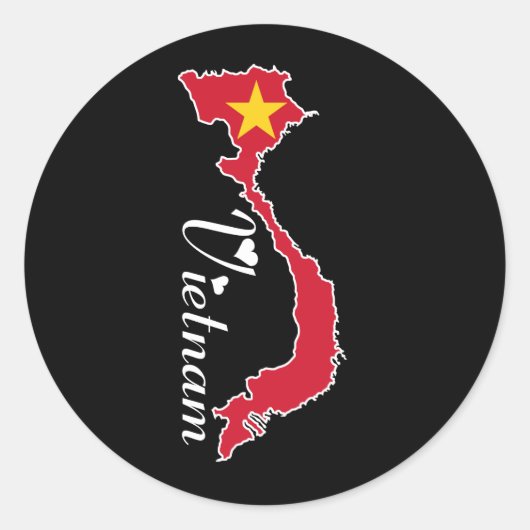 Vietnam Sticker (Voorkant)