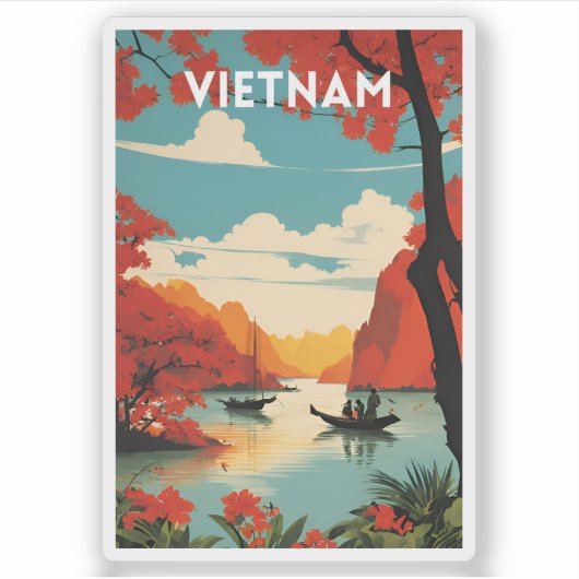 Vietnam  sticker (Voorkant)