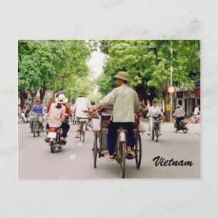vietnam straten briefkaart