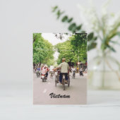 vietnam street briefkaart (Staand voorkant)