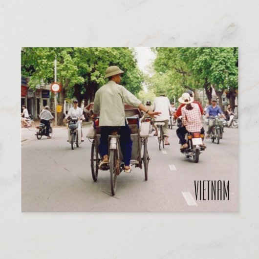 vietnam street life briefkaart (Voorkant)
