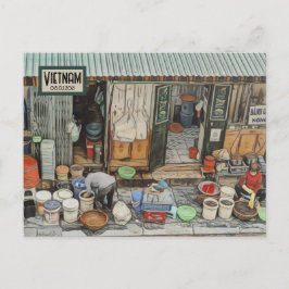 Vietnam Street Life,  Date Briefkaart