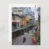 Vietnam Street Life,  Date Briefkaart (Voorkant / Achterkant)
