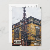 Vietnam Street Spagheti  Datum Briefkaart (Voorkant / Achterkant)