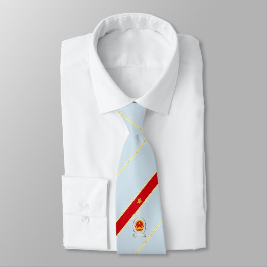 Vietnam stremmelvlag stropdas (Gebonden)