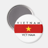vietnam - symbool van de vlag van het land magneet (Voorkant / Achterkant)