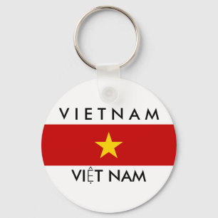vietnam - symbool van de vlag van het land sleutelhanger