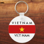 vietnam - symbool van de vlag van het land sleutelhanger (Voorkant)