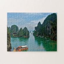Vietnam Tropisch Zee Jigzaag Puzzle