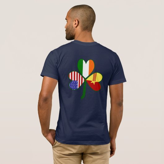 Vietnam Unity Shamrock T-shirt (Achterkant volledig)