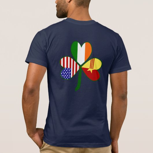 Vietnam Unity Shamrock T-shirt (Achterkant)