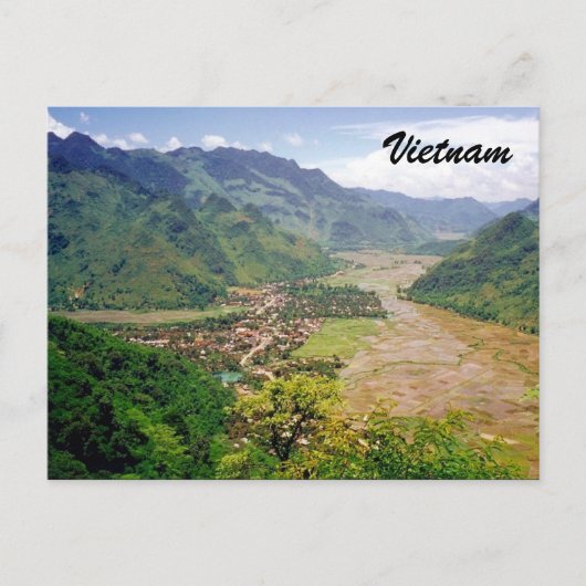 vietnam valley briefkaart (Voorkant)