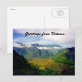 vietnam valley greetings briefkaart (Voorkant / Achterkant)
