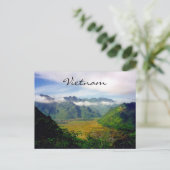 vietnam valley uitzicht briefkaart (Staand voorkant)