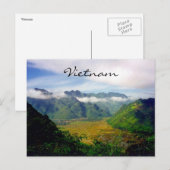 vietnam valley uitzicht briefkaart (Voorkant / Achterkant)