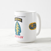 VIETNAM VAN DE GROEP VAN DE 5DE SPECIALE KRACHTEN KOFFIEMOK (Voorkant rechts)