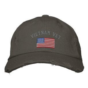 Vietnam vecht met Amerikaanse vlag Pet