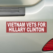 Vietnam vecht tegen Hillary Clinton Sticker (Op auto)