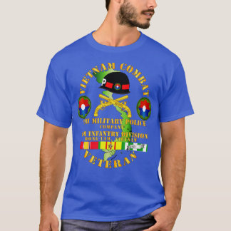 Vietnam vecht veteranen w 9e militaire politie-wet t-shirt