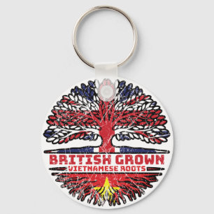 Vietnam Verenigd Koninkrijk - Britse boom Sleutelhanger