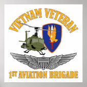 Vietnam Vet Aviator Wings Poster (Voorkant)