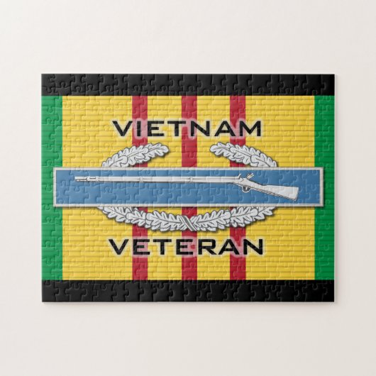 Vietnam Vet CIB Legpuzzel (Horizontaal)