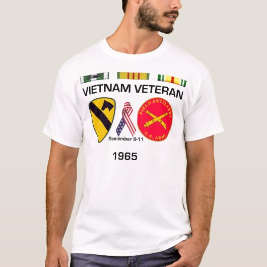 Vietnam Veteraan 1965 T-shirt (Voorkant)