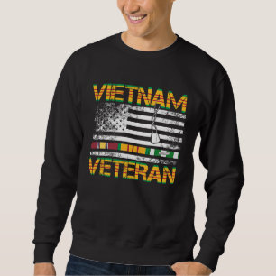 Vietnam Veteraan Amerikaanse Vlag Cadeau Vietnam O Trui