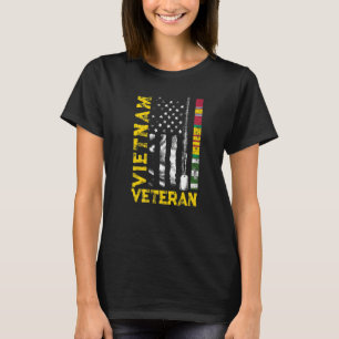 Vietnam Veteraan Amerikaanse Vlag S Vietnam Oorlog T-shirt