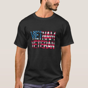 Vietnam Veteraan Amerikaanse vlag Vietnam vecht c T-shirt