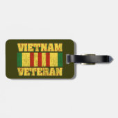 Vietnam Veteraan Bagagelabel (Achterkant horizontaal)