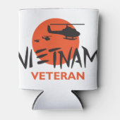 Vietnam Veteraan Blikjeskoeler (Voorkant)