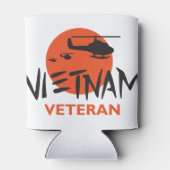 Vietnam Veteraan Blikjeskoeler (Achterkant)