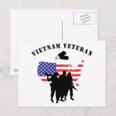 Vietnam Veteraan Briefkaart (Voorkant / Achterkant)