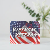 Vietnam Veteraan Briefkaart (Staand voorkant)
