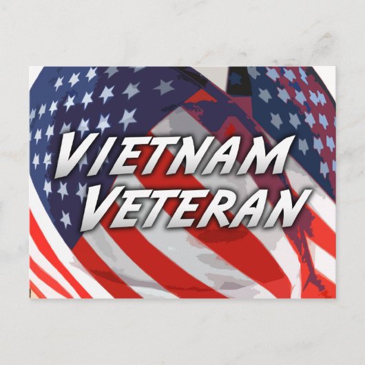 Vietnam Veteraan Briefkaart (Voorkant)