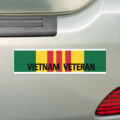 Vietnam Veteraan Bumpersticker (Op auto)