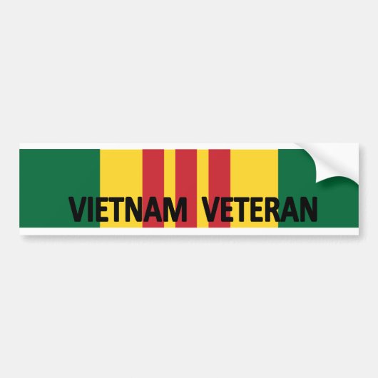Vietnam Veteraan Bumpersticker (Voorkant)