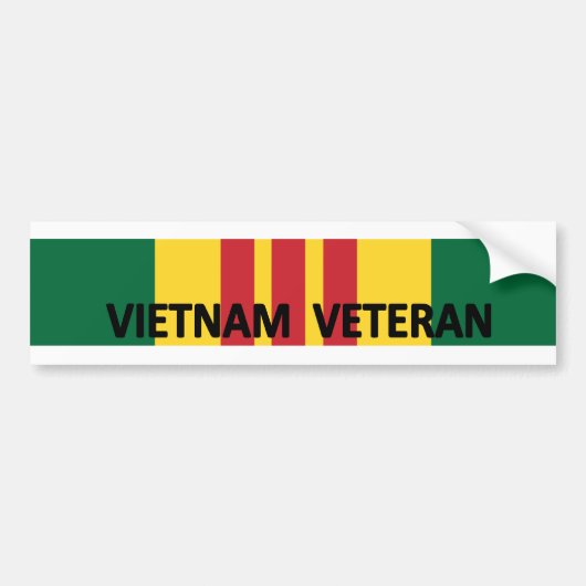 Vietnam Veteraan Bumpersticker (Voorkant)